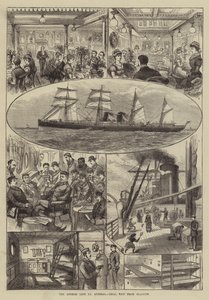 アンカーラインSSオーストラル、グラスゴーからの試用旅行 作： Frank Watkins